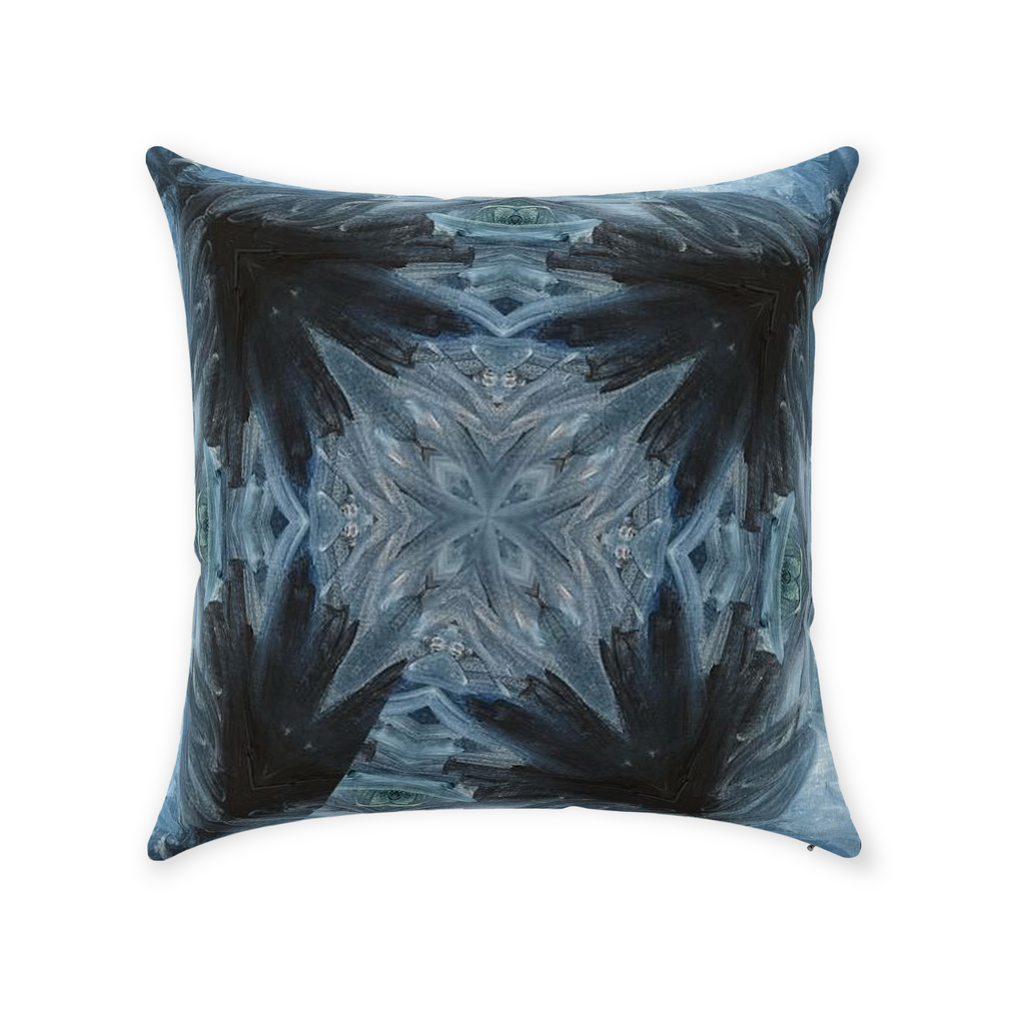 Crystalline Throw Pillow