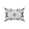 Blue Compass Throw Pillow