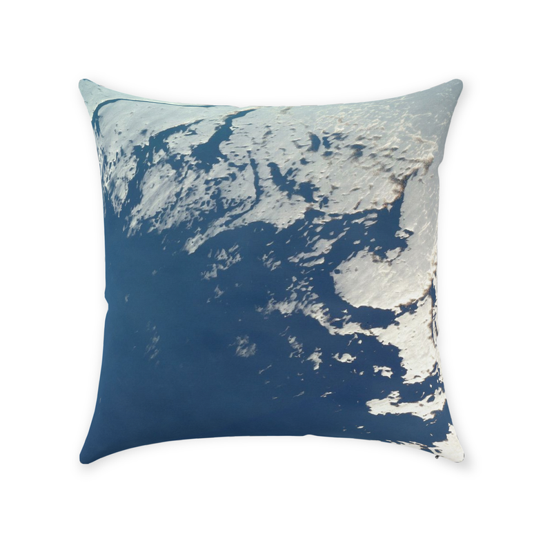 Glacier Throw Pillow