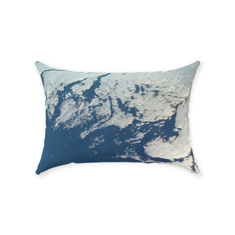 Glacier Throw Pillow