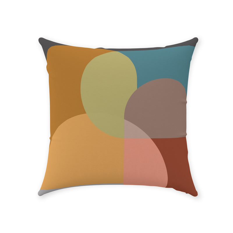 Color Block Throw Pillow