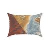 Arial Collage Throw Pillows