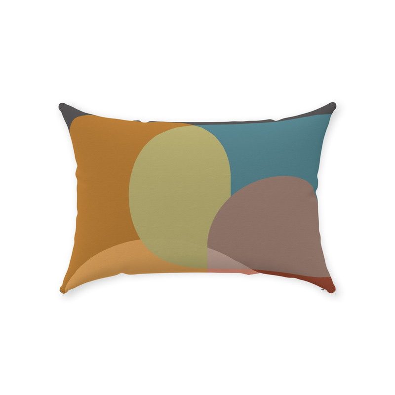 Color Block Throw Pillow