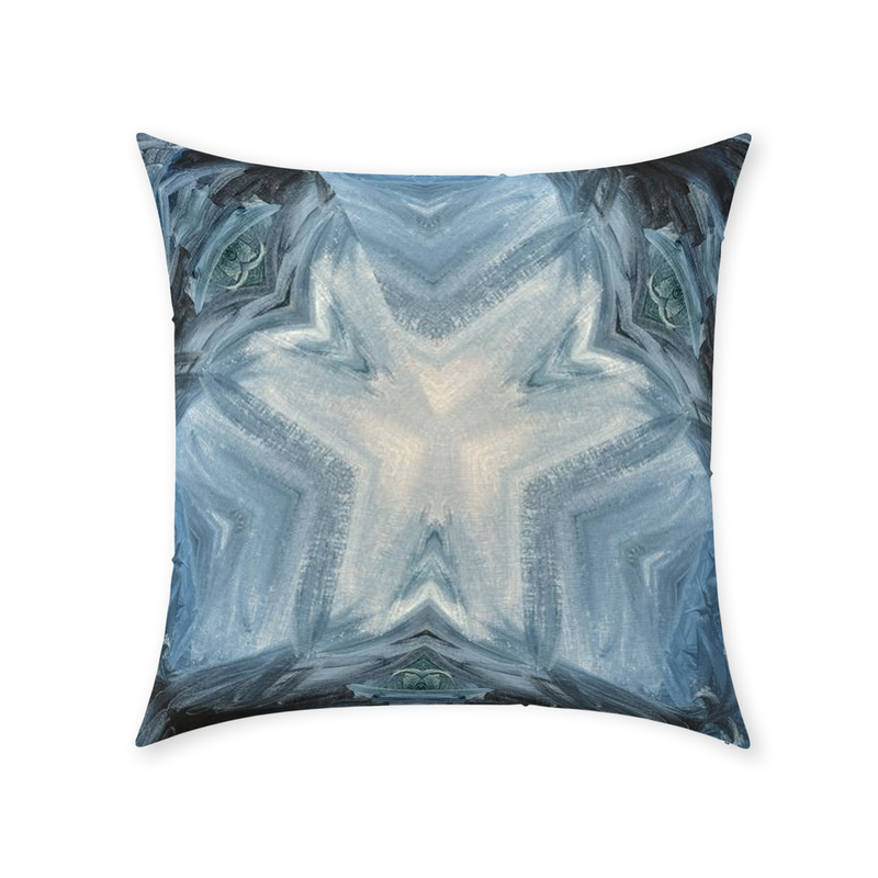 Crystalline Throw Pillow