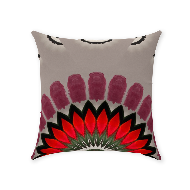 Big Bloom Throw Pillow