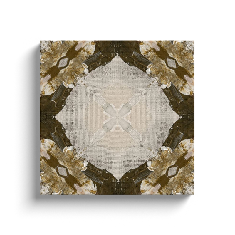 Chocolate Ro Kaleidoscope Canvas