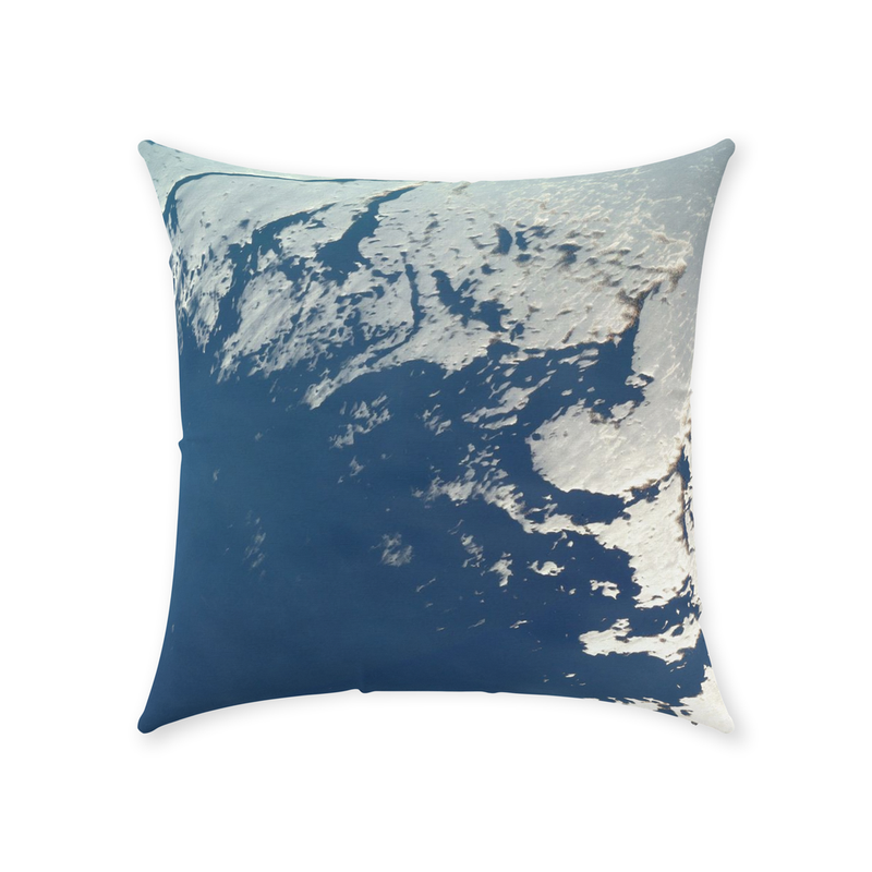 Glacier Throw Pillow