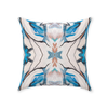 Blue Compass Throw Pillow