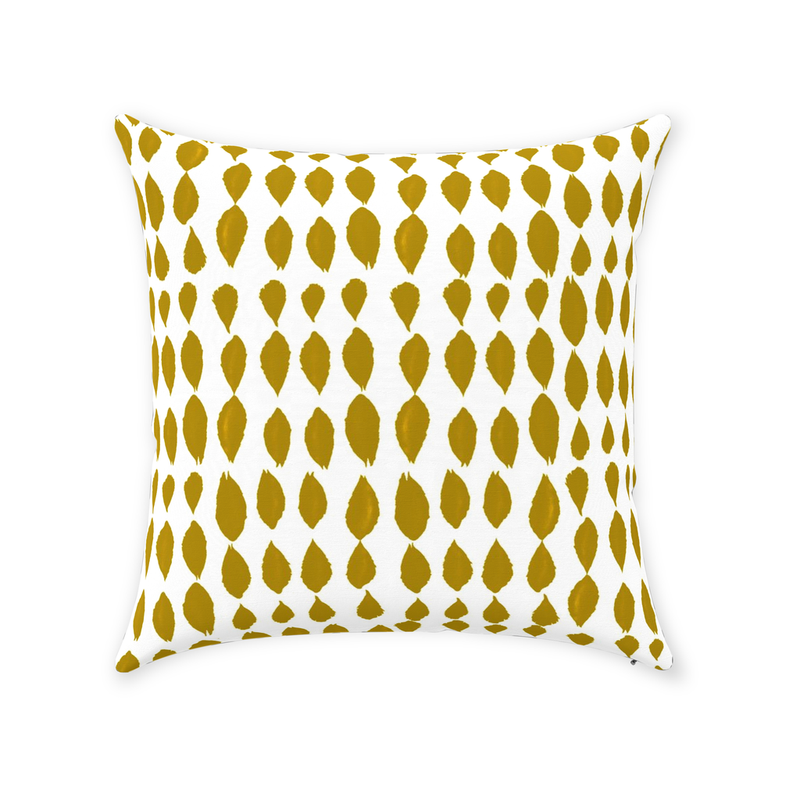 Mustard Throw Pillow