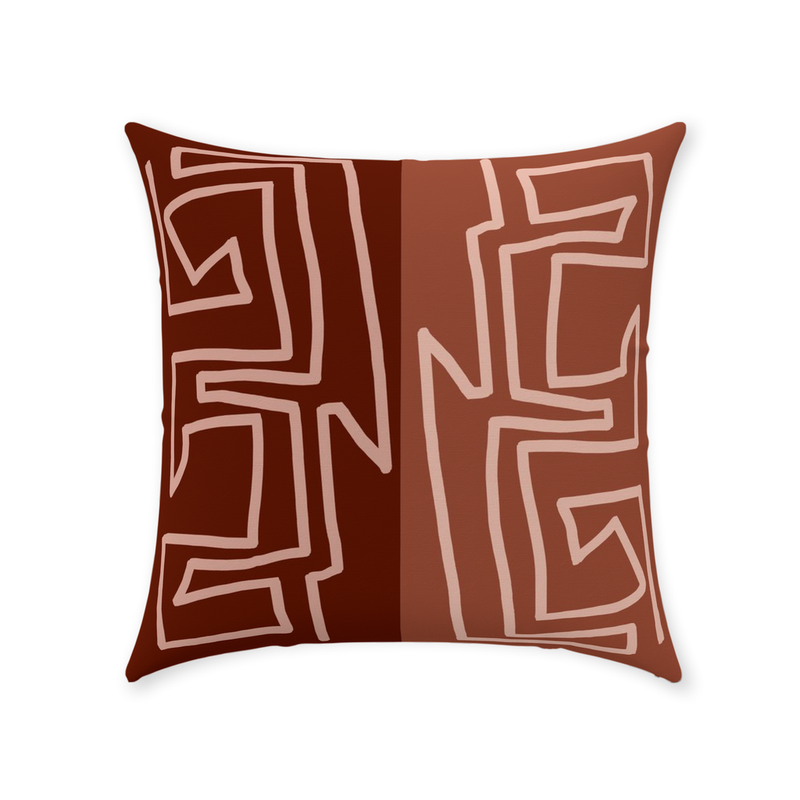 Glyph Throw Pillow