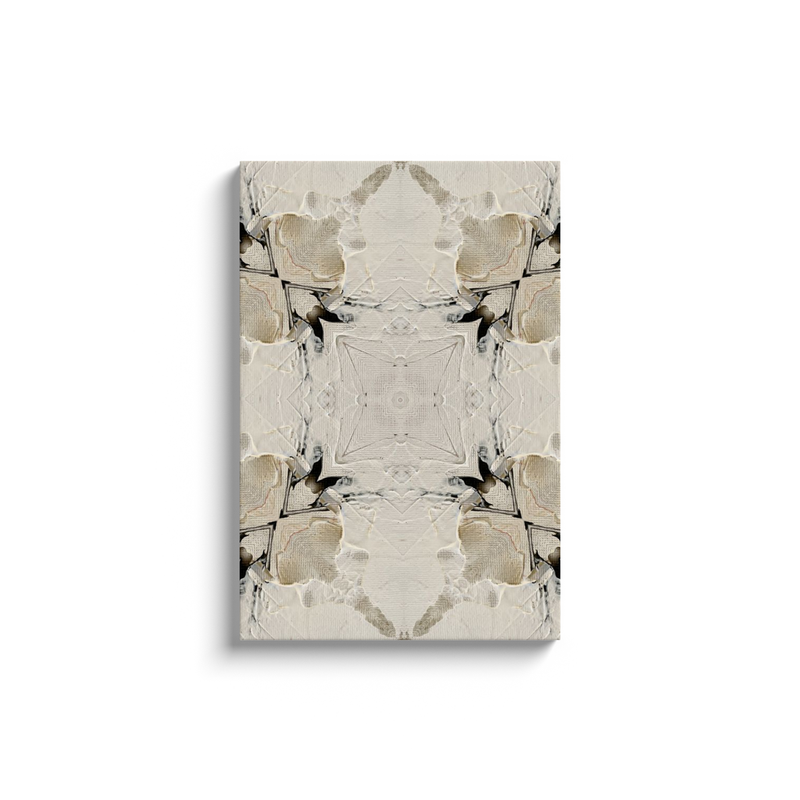 Ivory Kaleidoscope Canvas