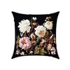 Antique Floral Throw Pillow