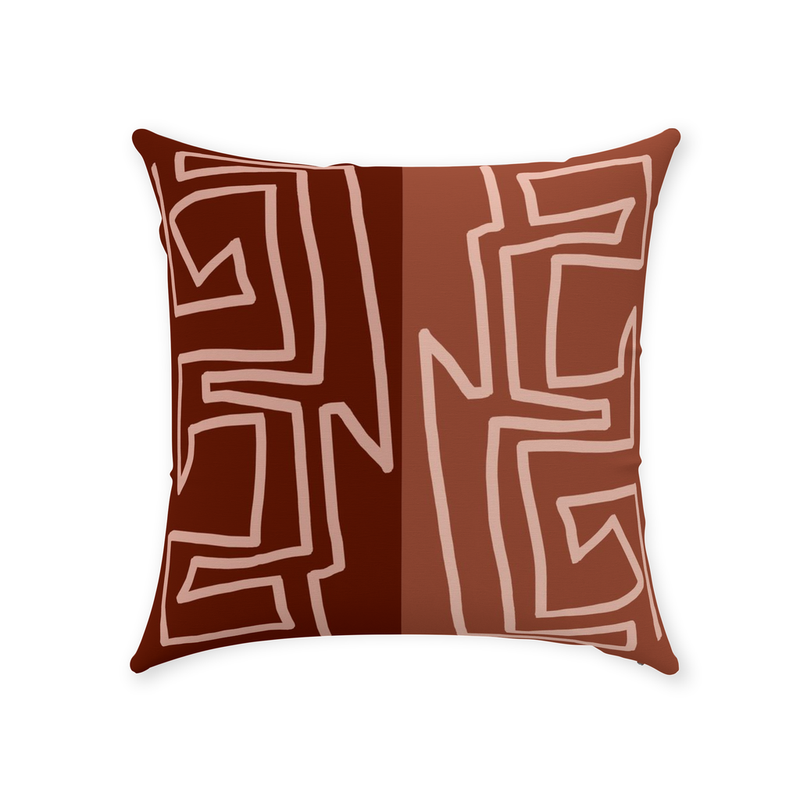 Glyph Throw Pillow