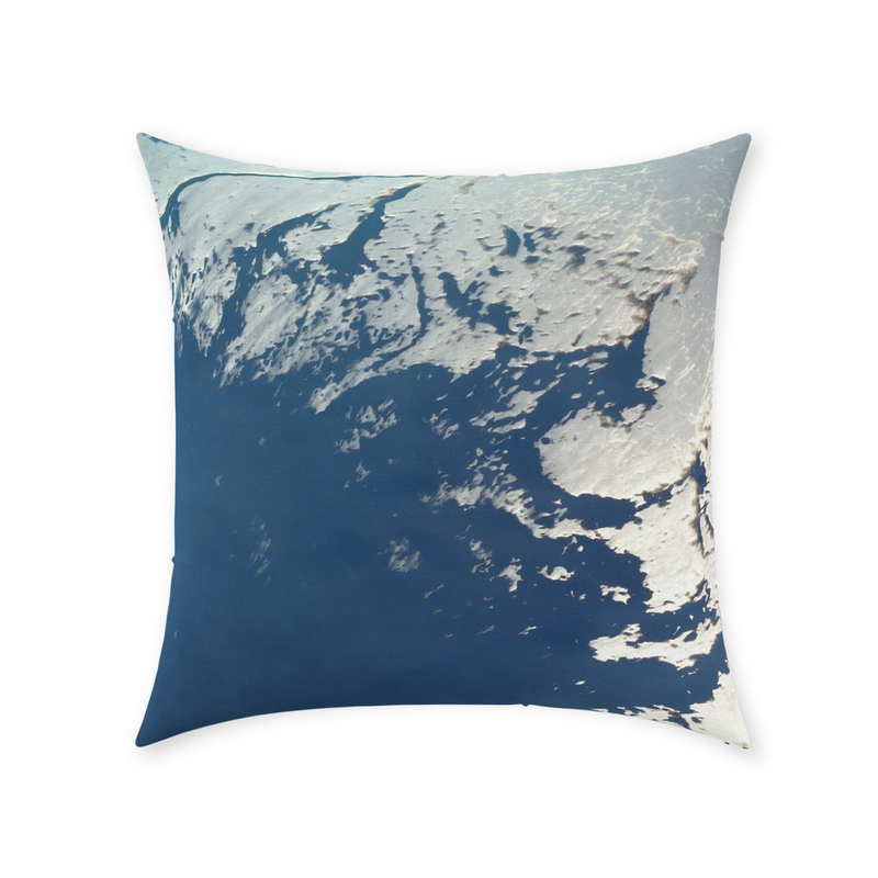 Glacier Throw Pillow