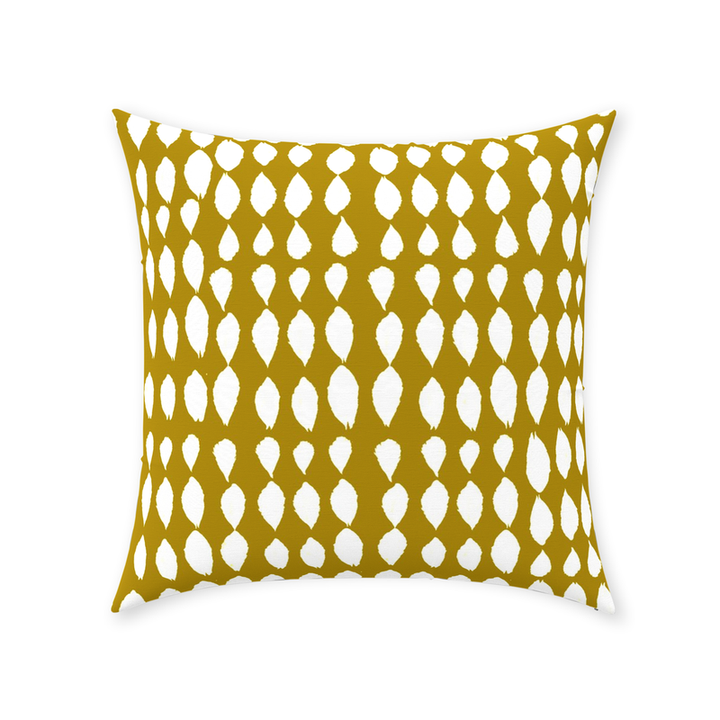 Mustard Throw Pillow