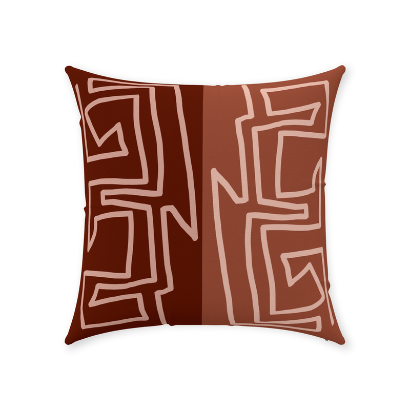 Glyph Throw Pillow