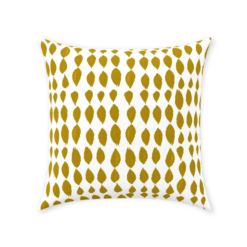 Mustard Throw Pillow