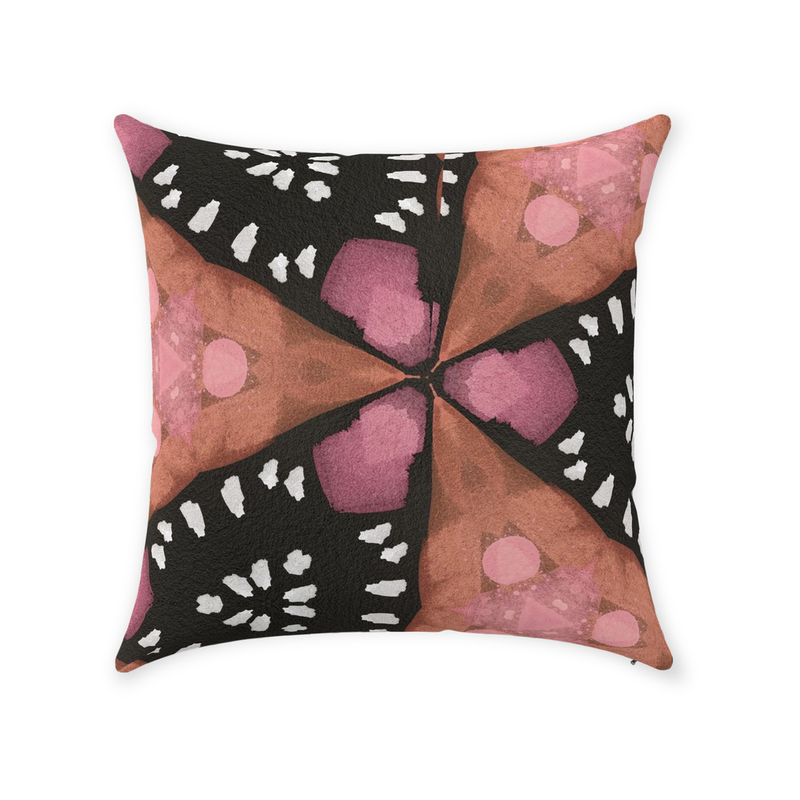 Kaleidoscope Throw Pillow