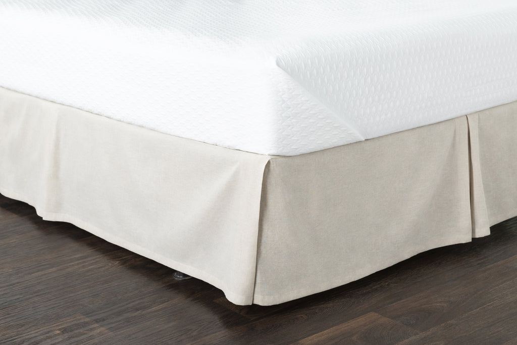 Peyton Bed Skirt in Ivory