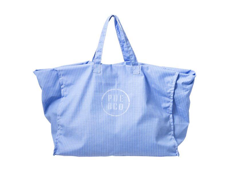 Shirt Fabric Bag - Light Blue