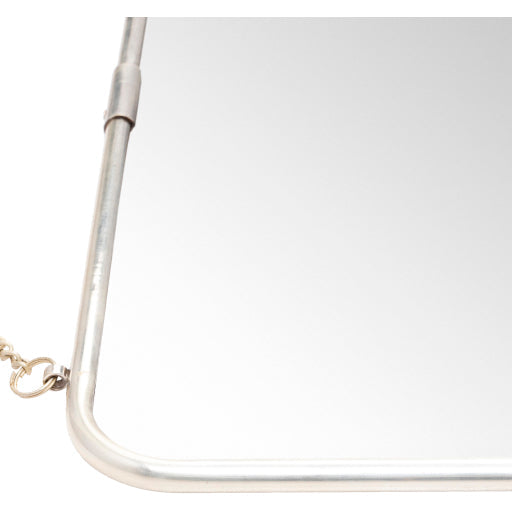 Roanoke Brass Silver Mirror Front Image