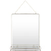 Roanoke Brass Silver Mirror Flatshot Image