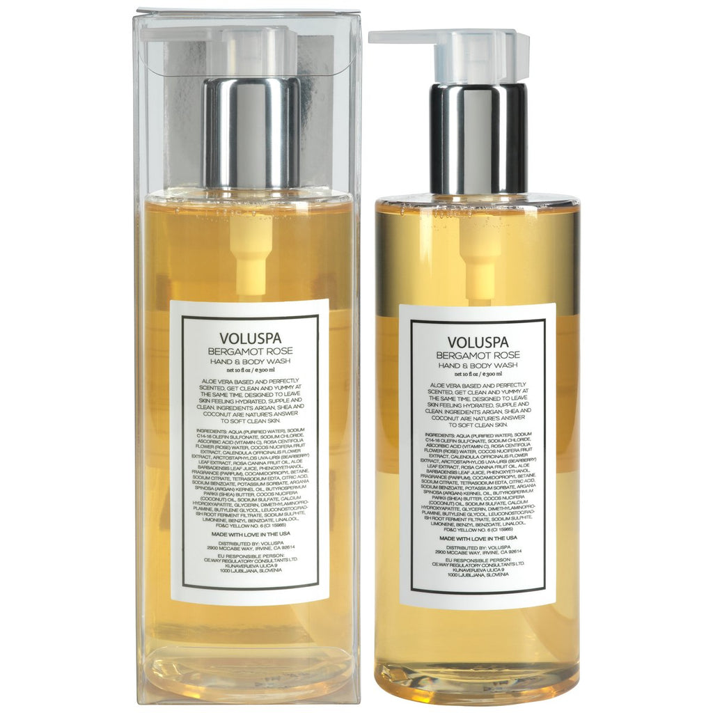 Bergamot Rose Roses Collection Hand & Body Wash