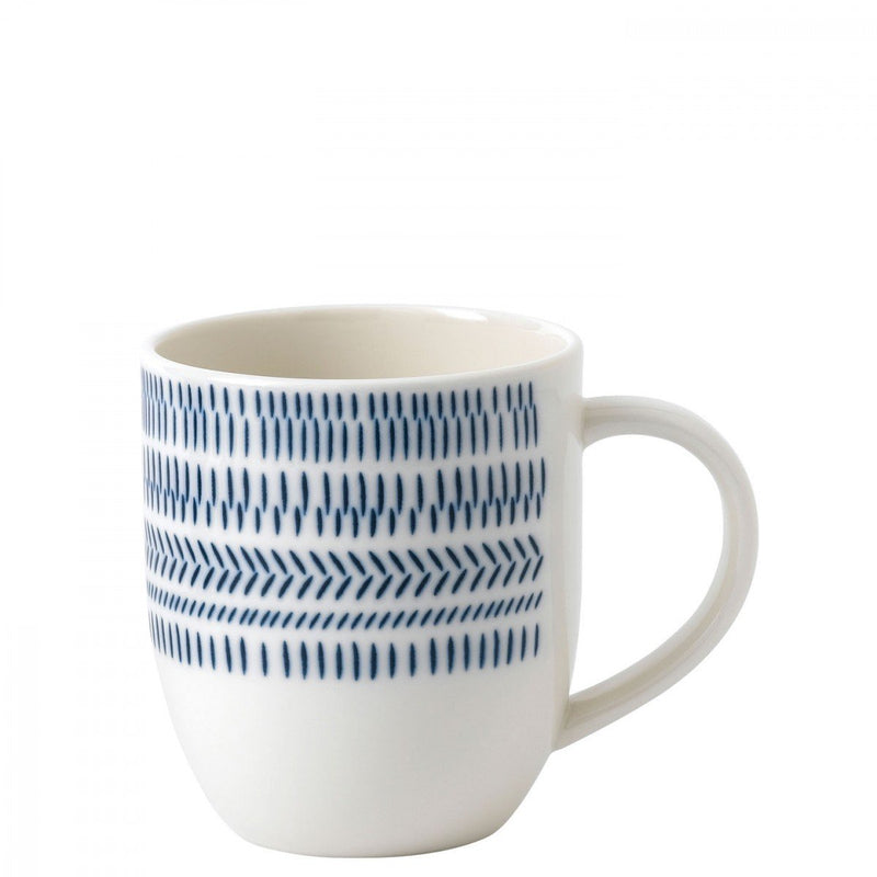 Cobalt Blue Chevron Mug