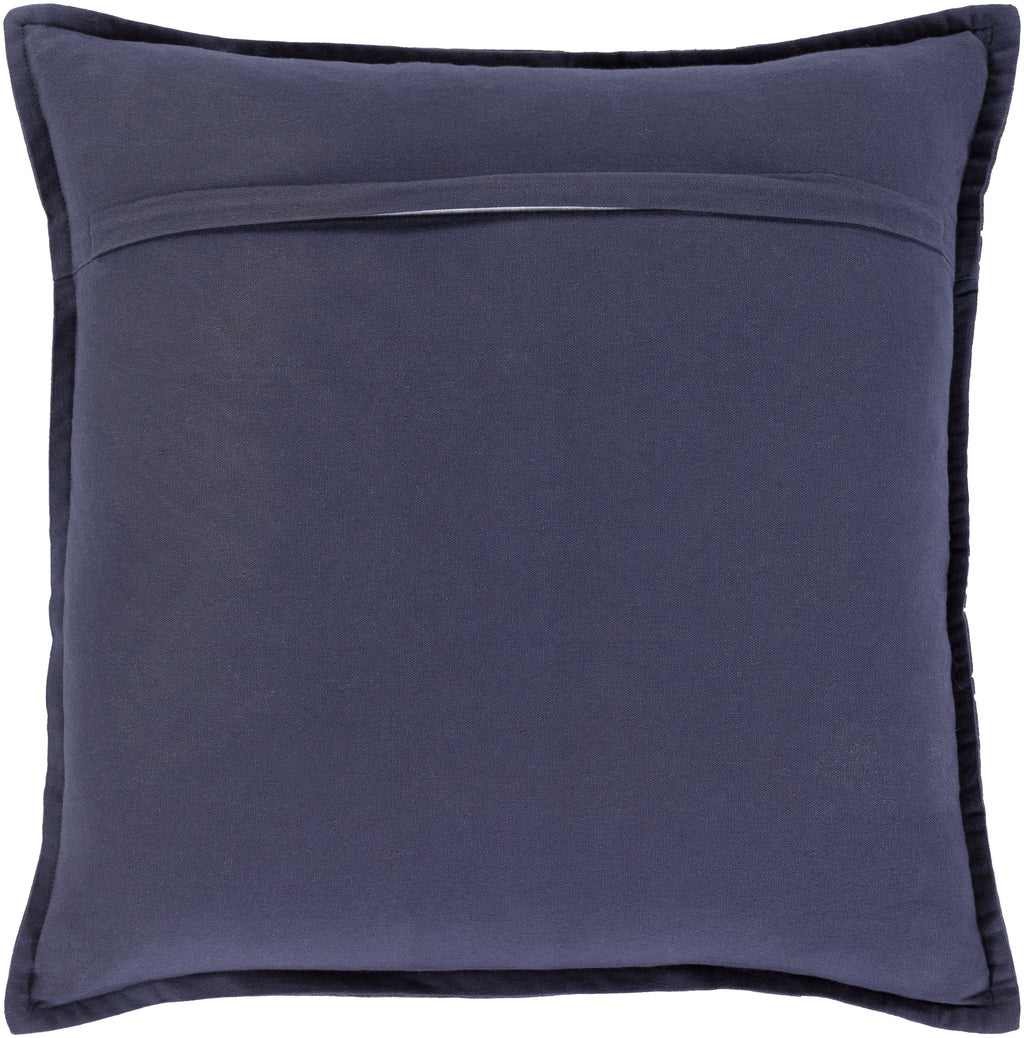 Sailor SAL-100 Hand Woven Pillow in Navy & Cream