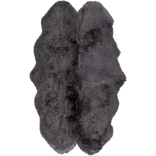 Sheepskin Rug in Gray