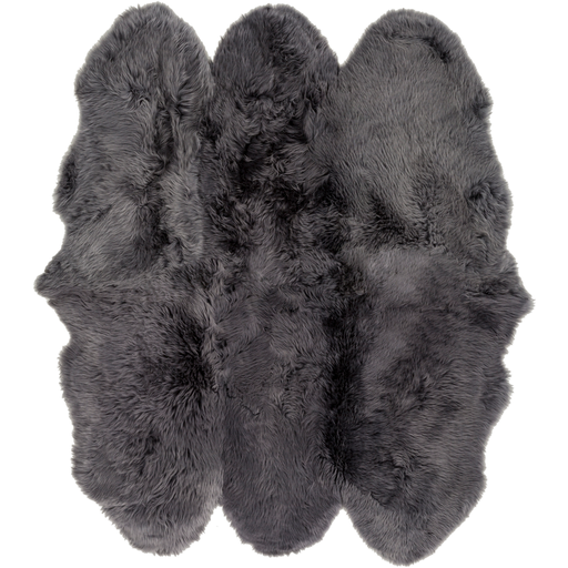 Sheepskin Rug in Gray