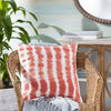 Suji SJI-001 Woven Pillow in Burnt Orange & White