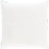 Suji SJI-003 Woven Pillow in Teal & White