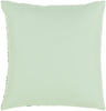 Shelter SLT-003 Woven Pillow in Mint & Navy