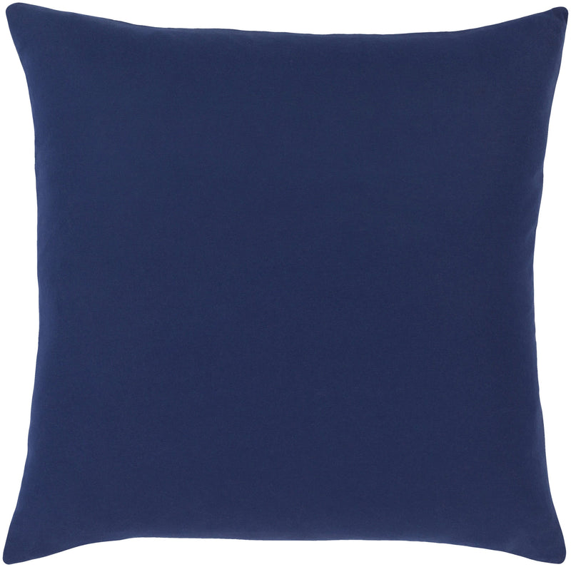 Sanya Bay SNY-003 Jacquard Pillow in Navy & Ivory