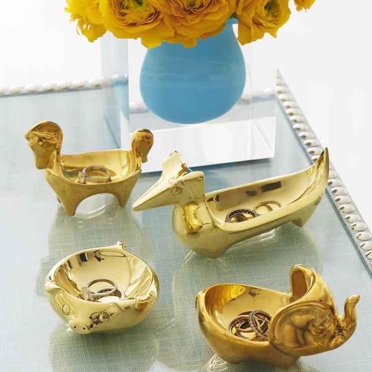 Brass Horse Ring Bowl