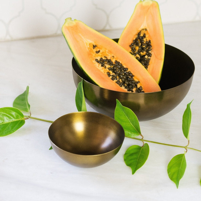 Cobbled Antique Bronze Bowl in Various Sizes