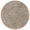 Studio Collection Wool Area Rug in Antique White and Mushroom