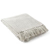 Thelma Throw Blankets in Cream Color