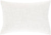 Termez TMZ-005 Woven Lumbar Pillow in Ivory & Eggplant