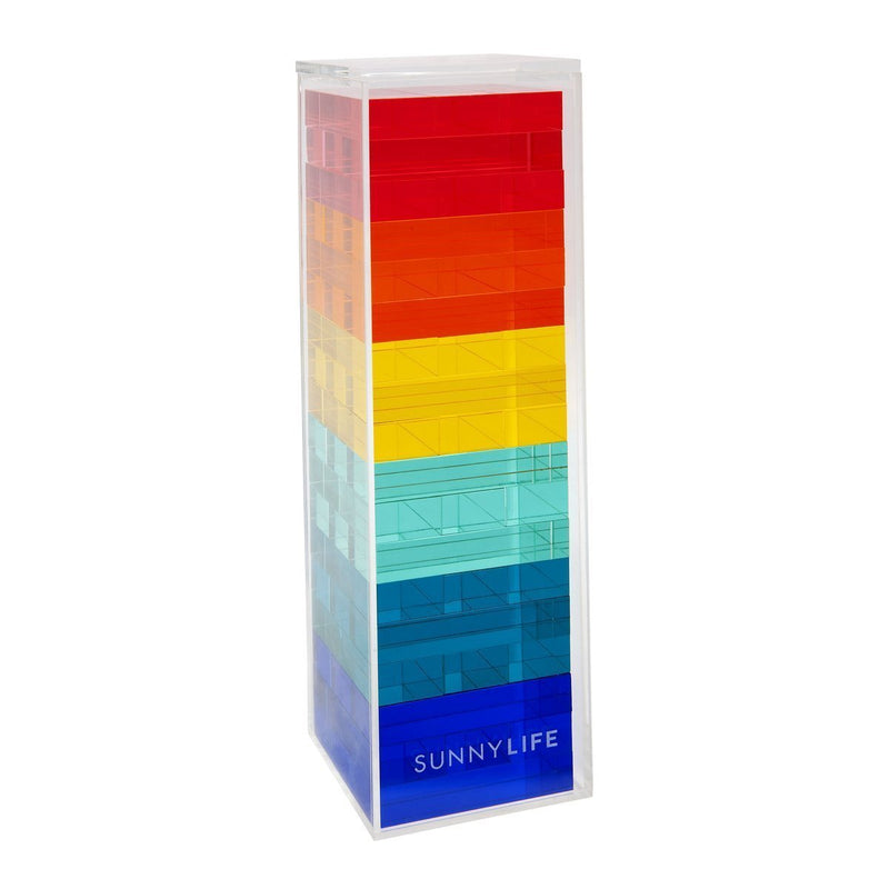 Lucite Jumbling Tower