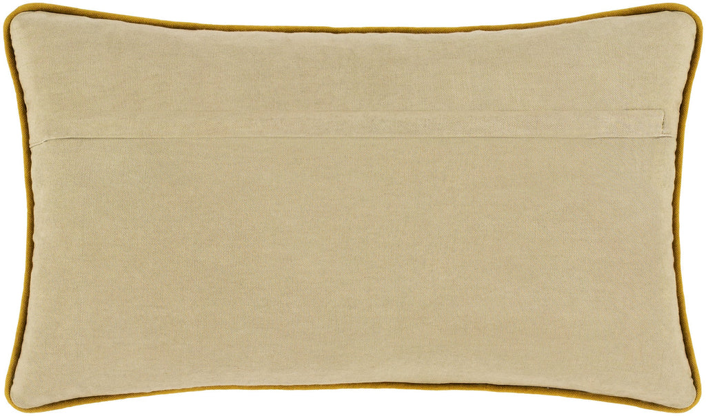 Tanzania TZN-004 Woven Lumbar Pillow in Tan