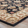 Selene Handmade Floral Black & Beige Area Rug