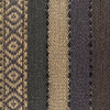 Ulla ULL-001 Hand Woven Pillow in Black & Wheat by Surya