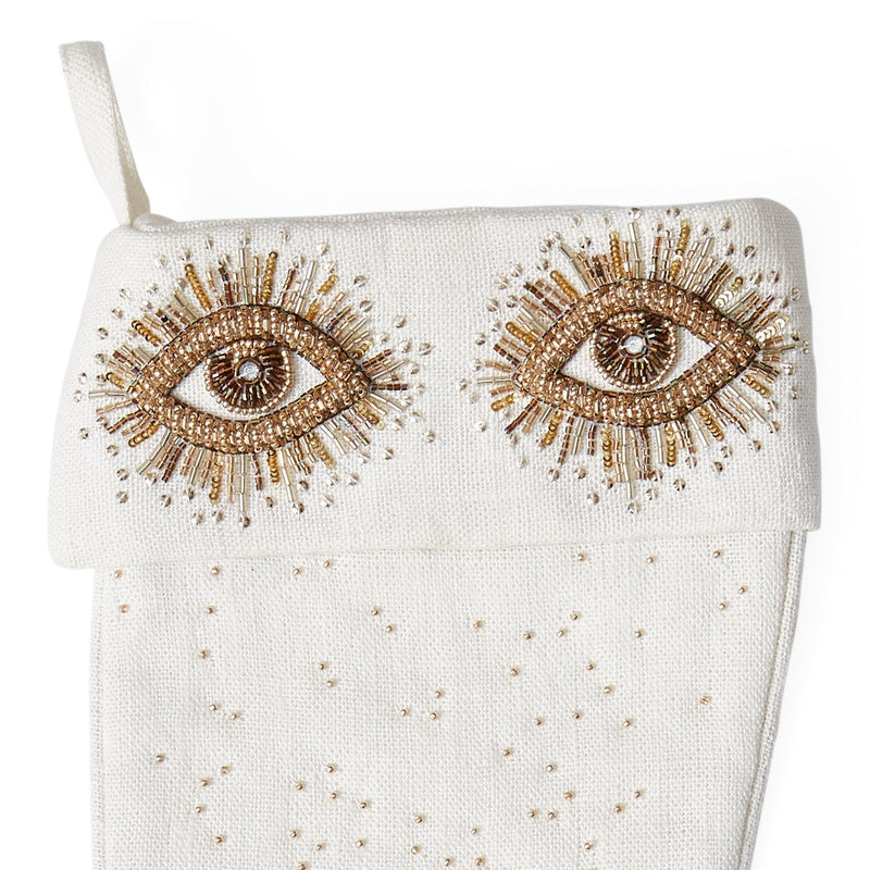 Muse Eyes Embellished Stocking