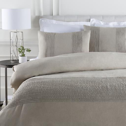 Upton Bedding Set in Light Grey