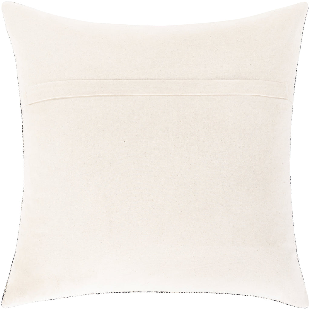 Suri USR-001 Hand Woven Pillow in Beige & Black