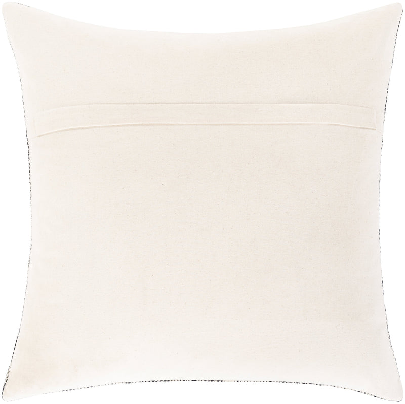 Suri USR-001 Hand Woven Pillow in Beige & Black