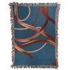 Blue Wander Woven Throw