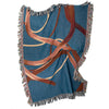 Blue Wander Woven Throw